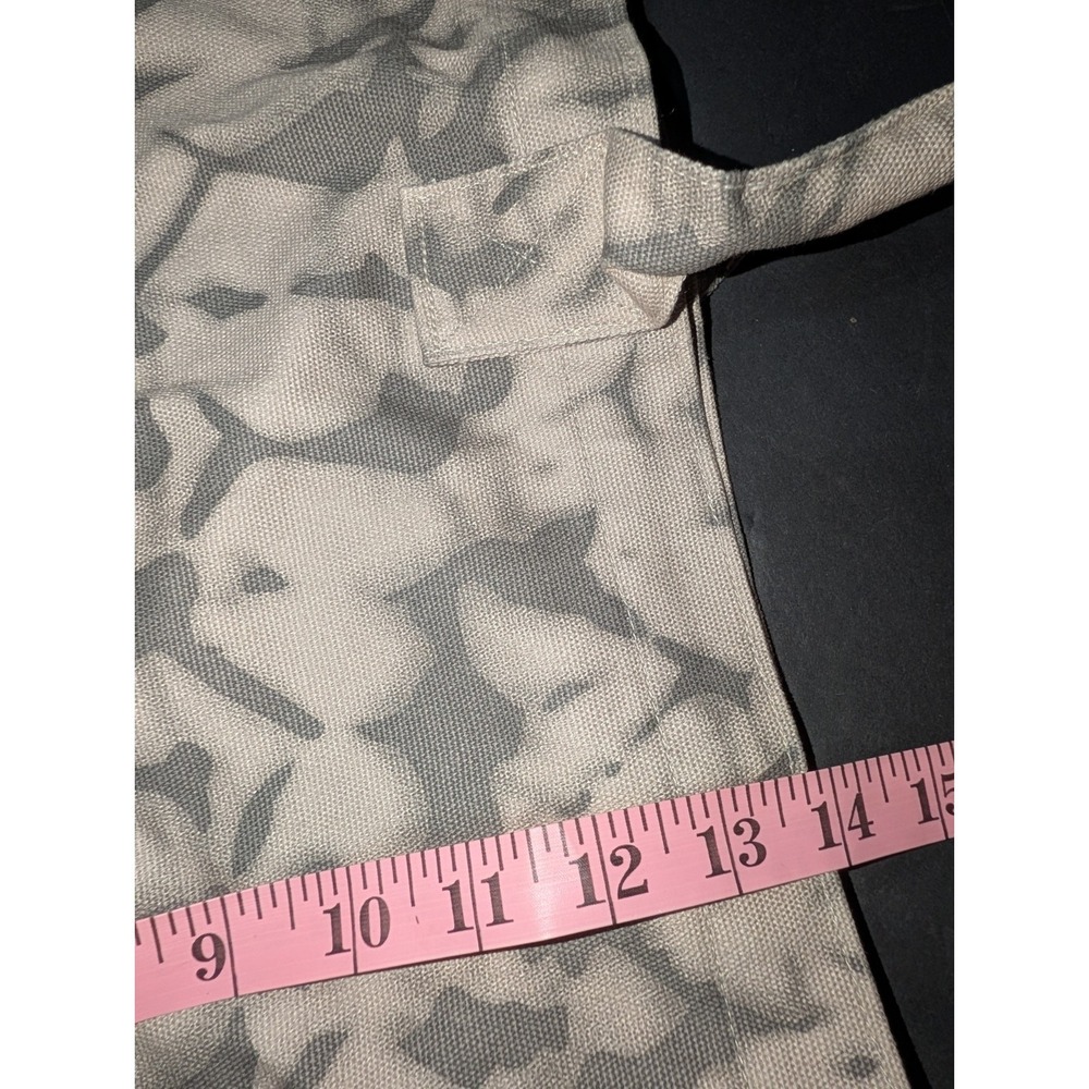 NEW ALO YOGA Gray Tie Dye Large Canvas Tote Bag Gym Travel Carry-on - Picture 4 of 7